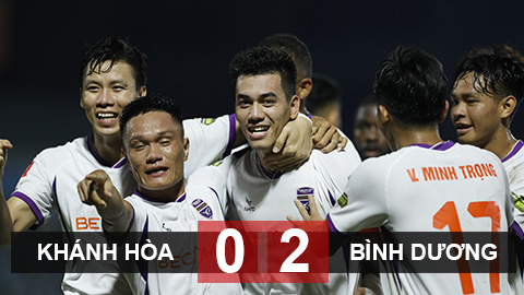 Kết quả Khánh Hoà 0–2 Bình Dương: Bỏ lỡ nhiều cơ hội, Khánh Hoà trắng tay!